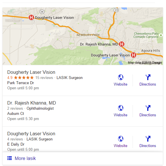 Google SERP Changes, Updates Local Search Results